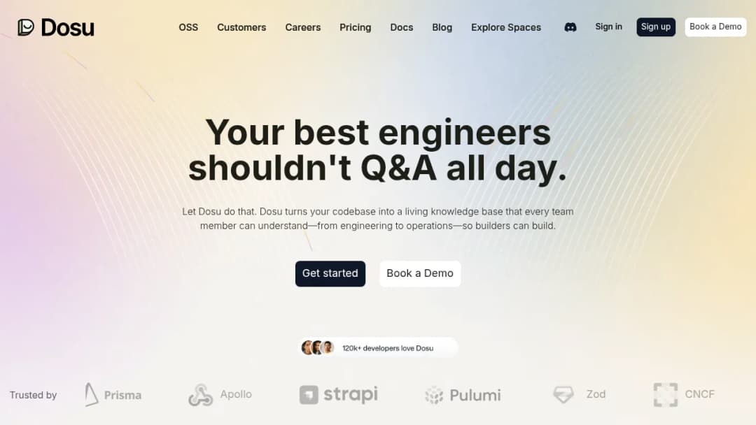 Dosu screenshot
