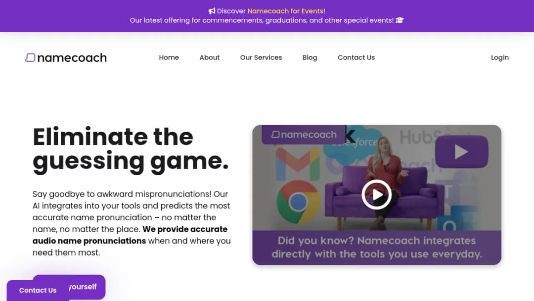 Namecoach screenshot