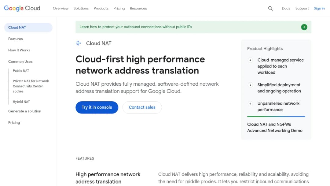 Nat screenshot