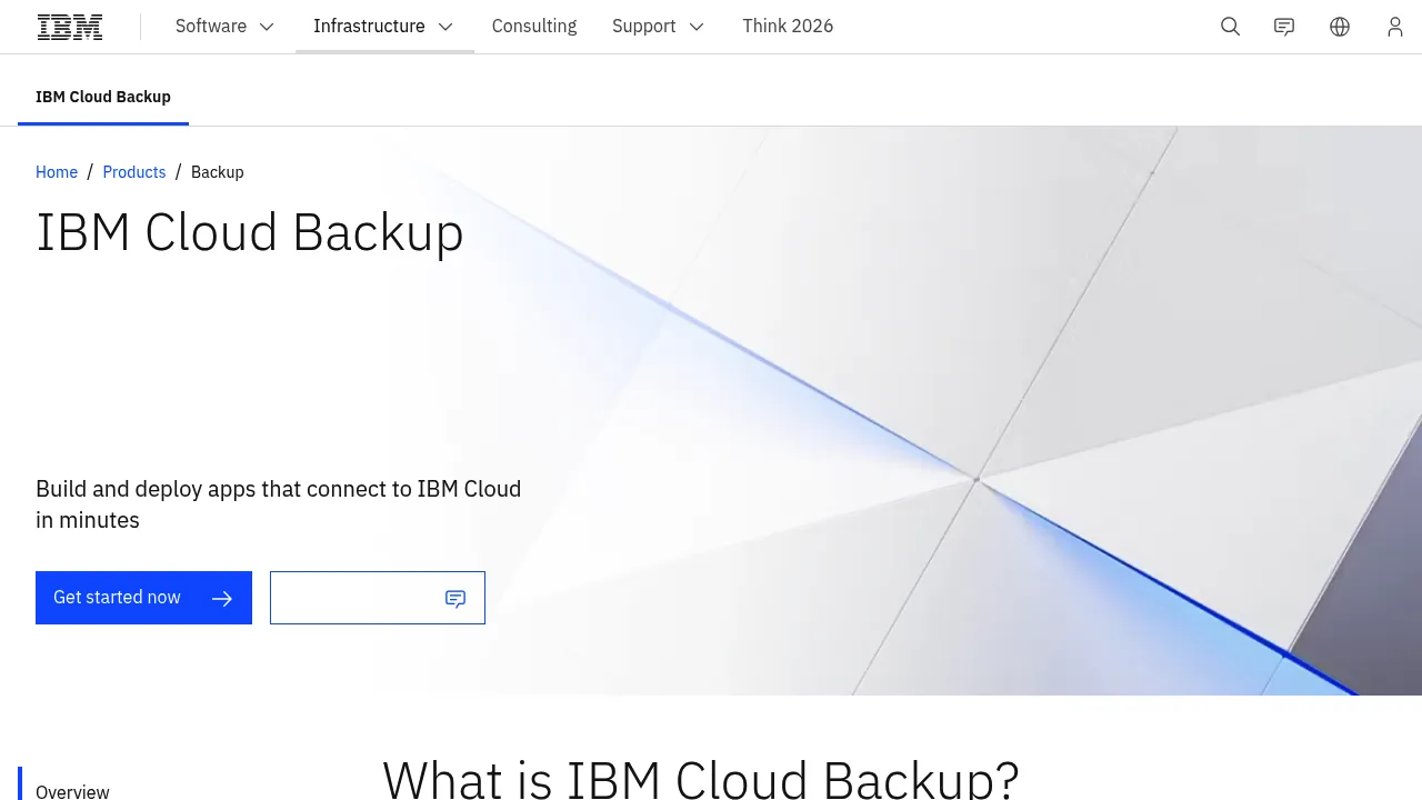 IBM Backup screenshot