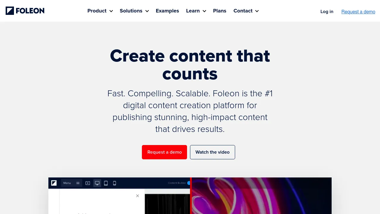 Foleon screenshot