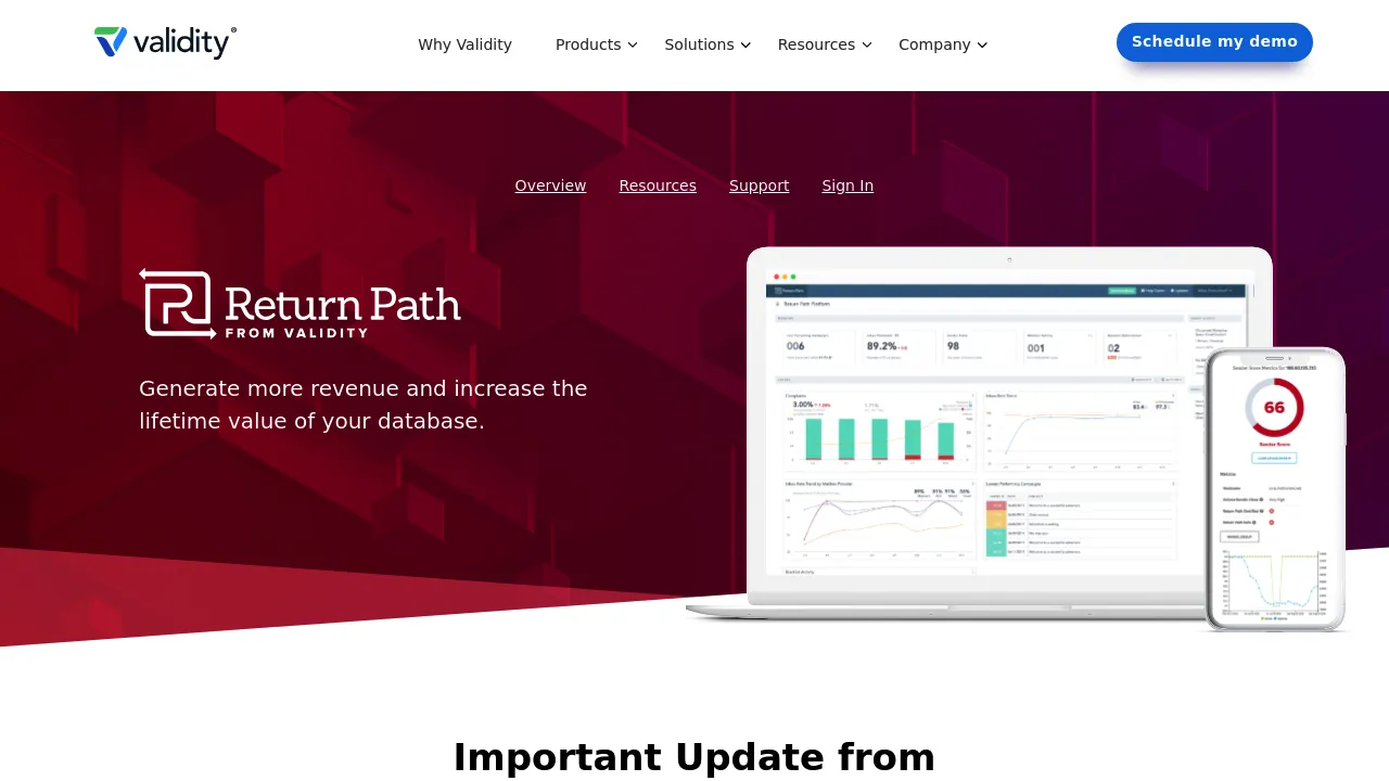 Return Path screenshot