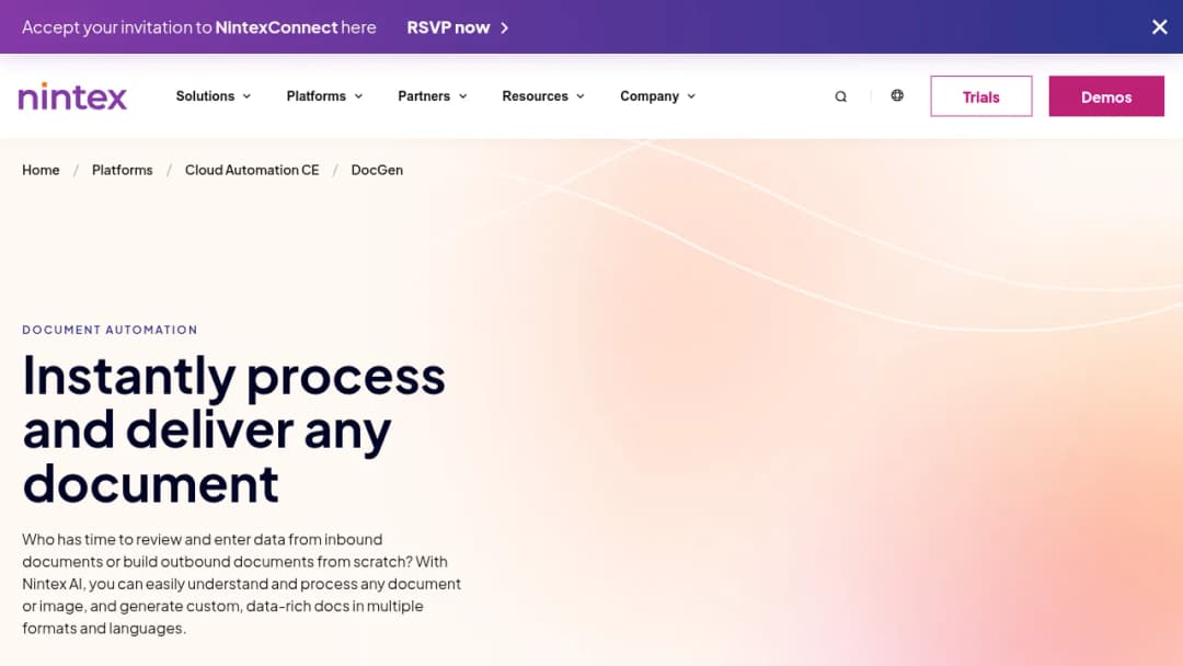 Nintex DocGen screenshot