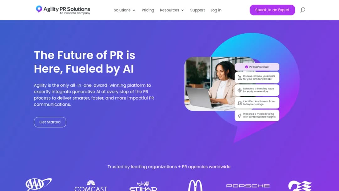 Agility PR Solutions screenshot