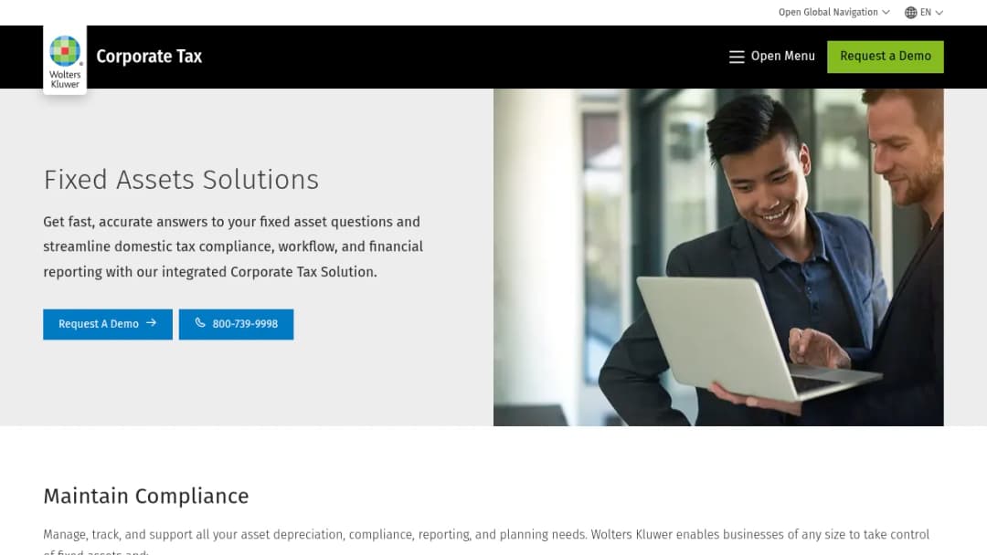 Wolters Kluwer CCH® Fixed Assets Manager screenshot