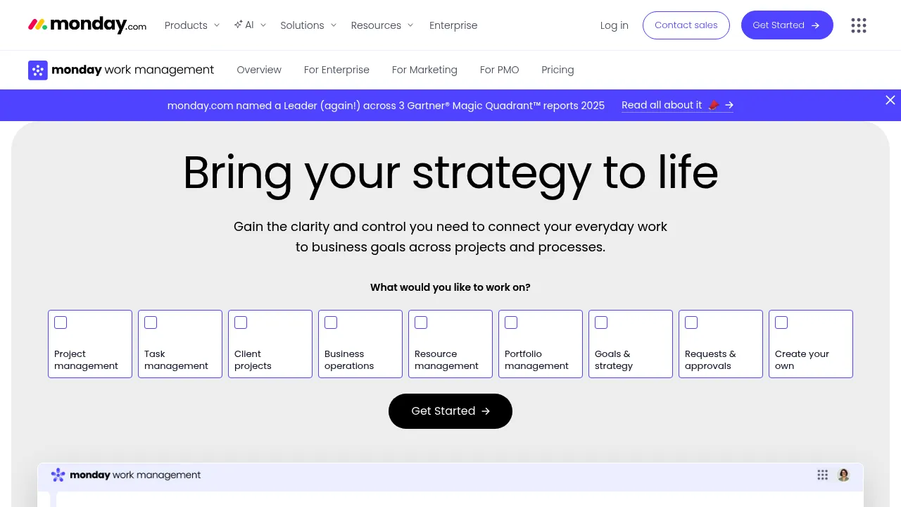 Monday.com Work Management screenshot