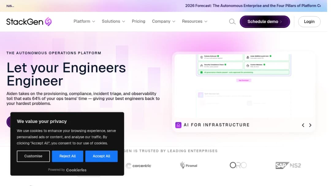 StackGen screenshot