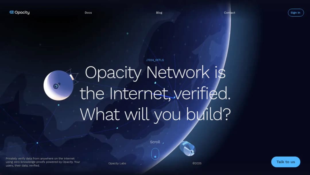 Opacity Labs Inc. screenshot
