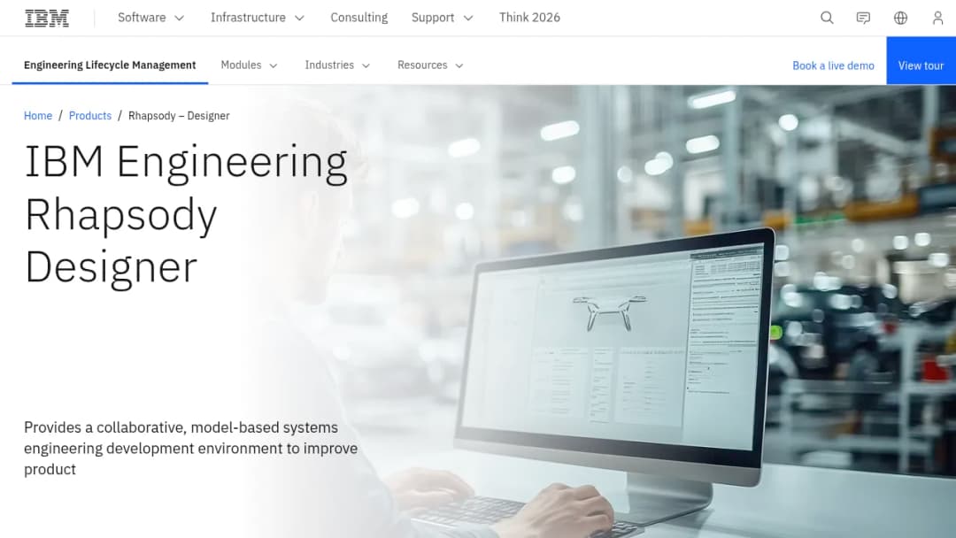 IBM Engineering Rhapsody Designer screenshot