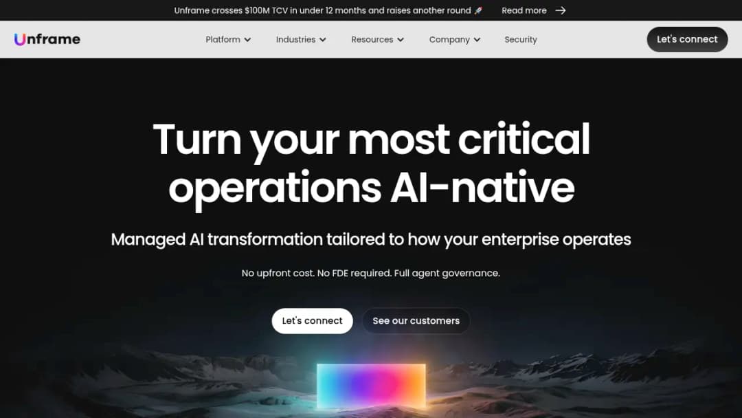 Unframe screenshot