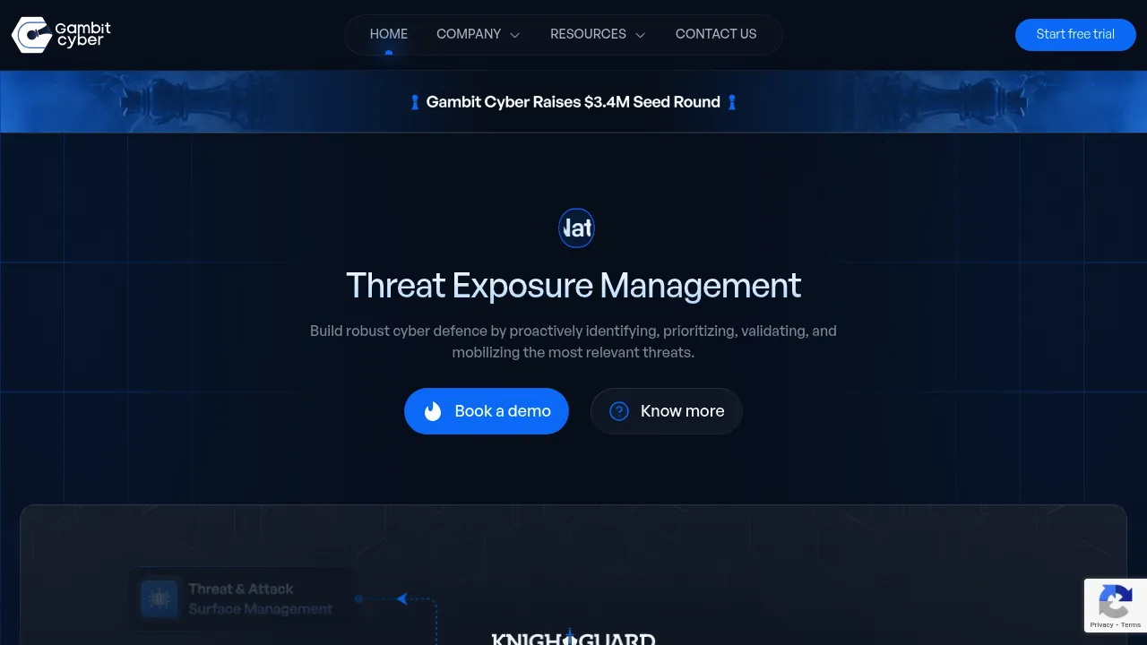 Gambit Cyber screenshot