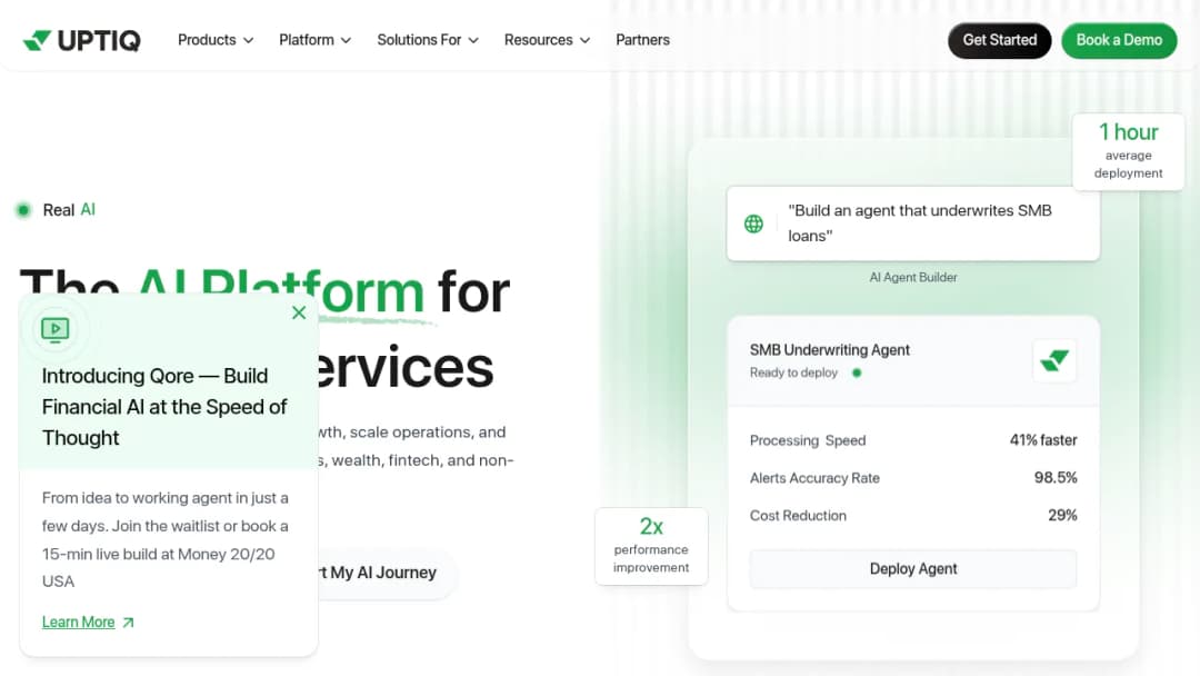 UPTIQ screenshot