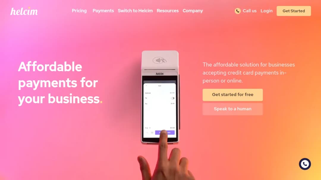 Helcim screenshot
