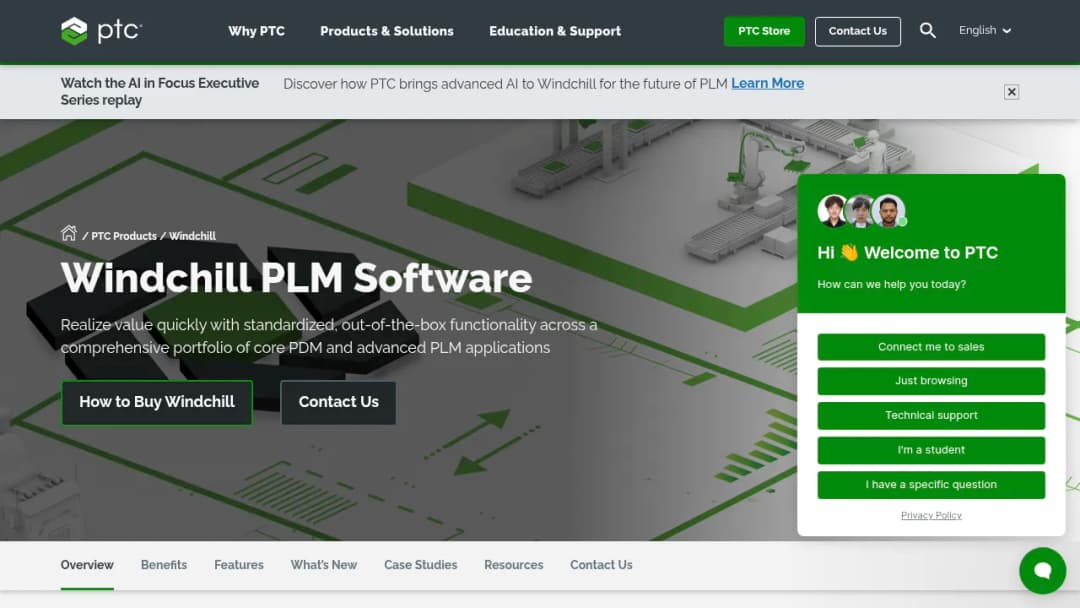 PTC Windchill screenshot