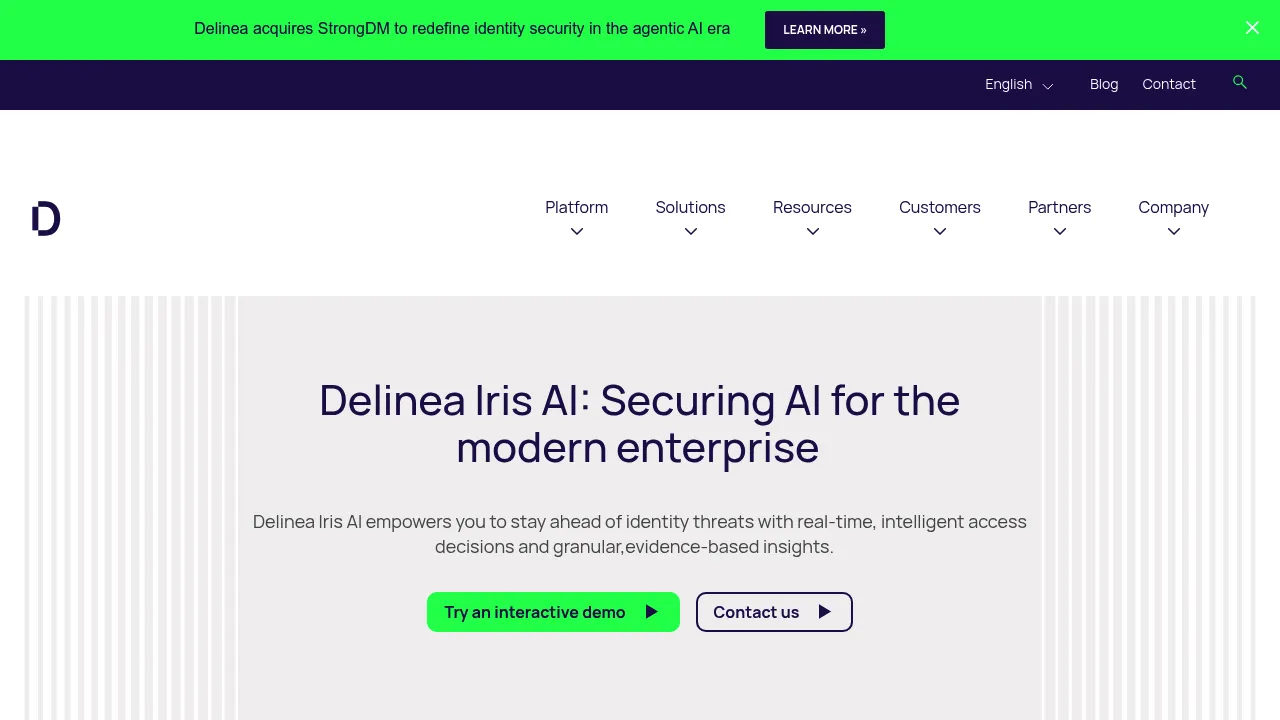 Delinea Iris AI screenshot