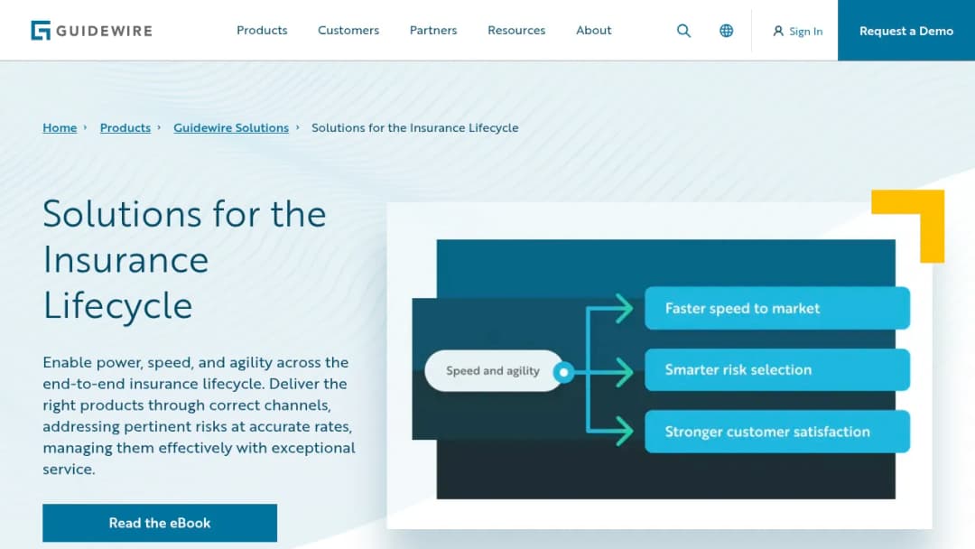 Guidewire Insurance Lifecycle screenshot