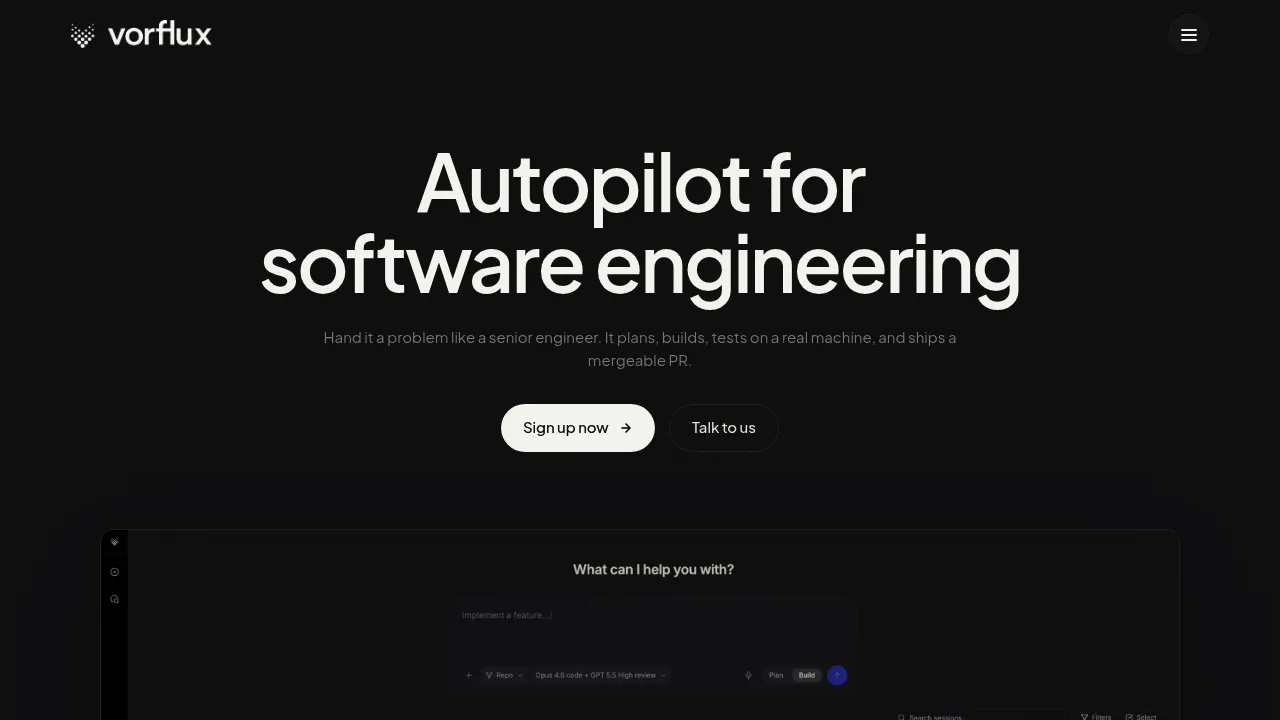 Vorflux screenshot
