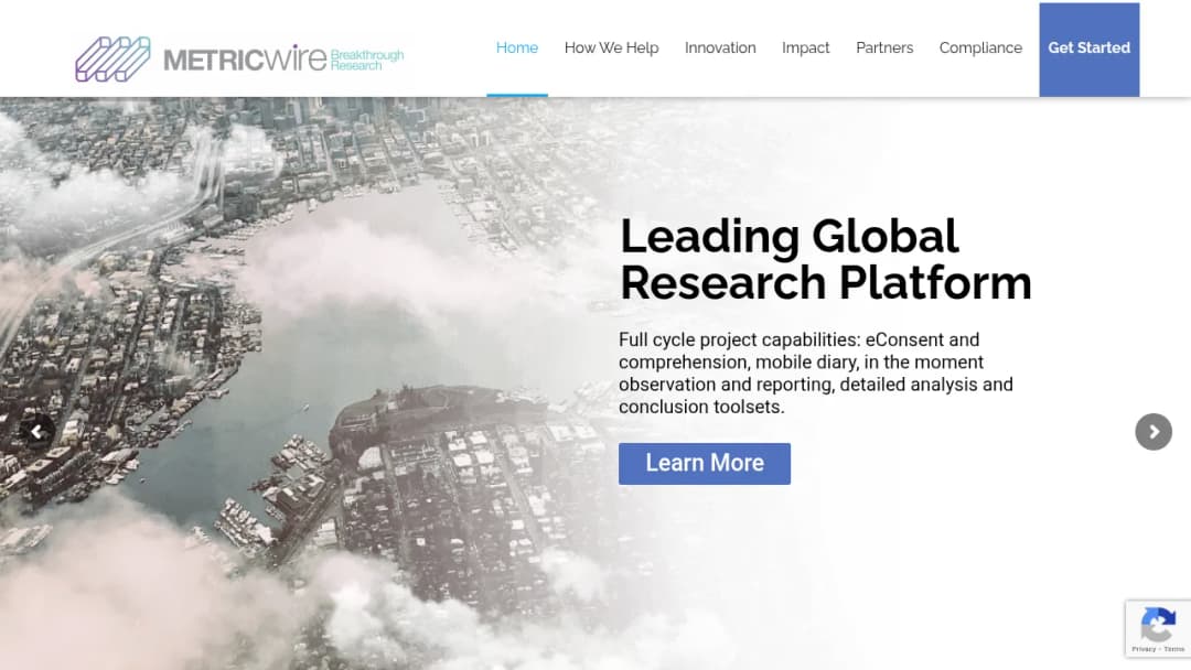 MetricWire screenshot