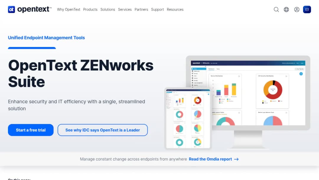 OpenText ZENworks Suite screenshot