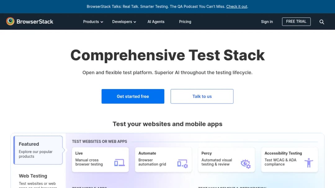 BrowserStack screenshot