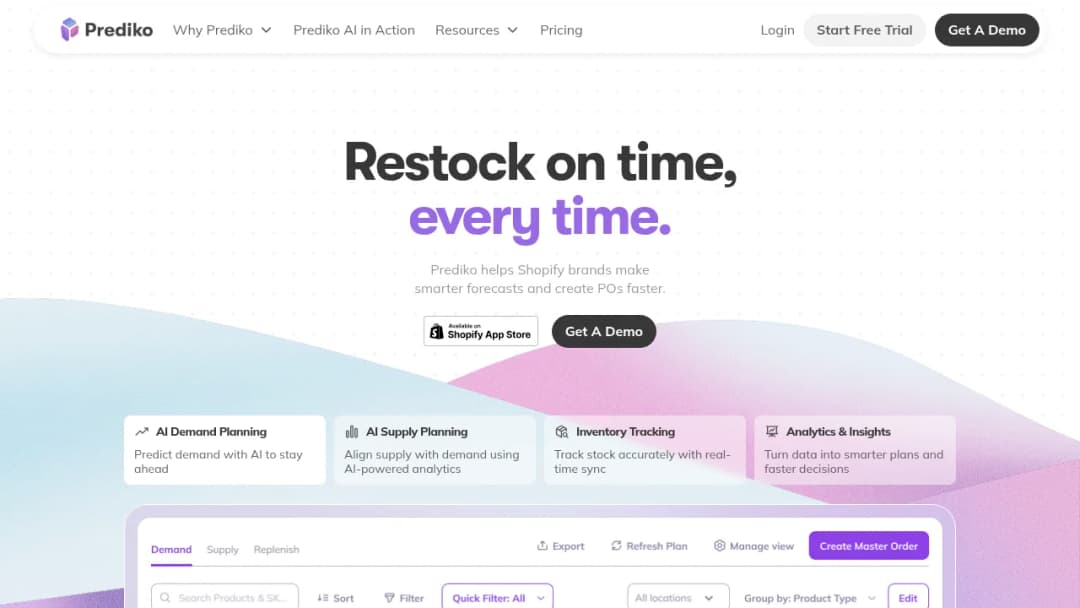 Prediko screenshot