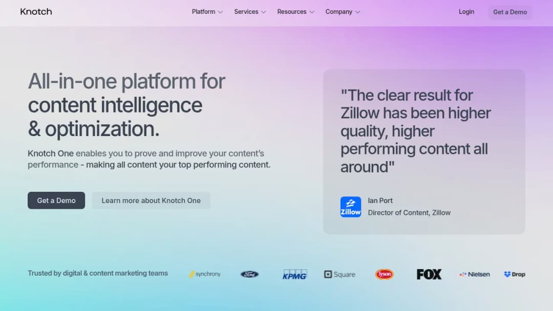 Knotch screenshot