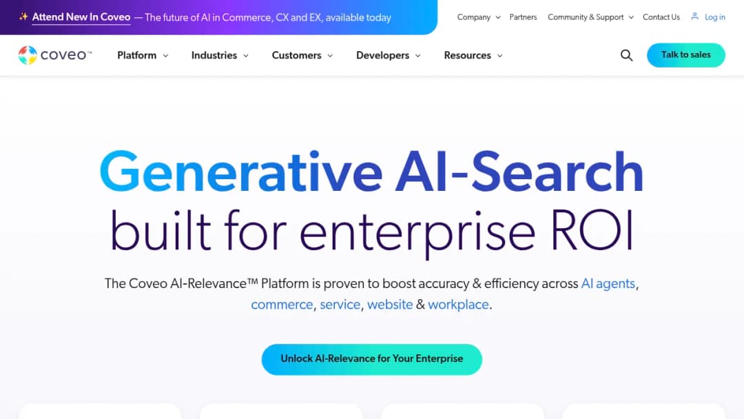 Coveo Solutions screenshot