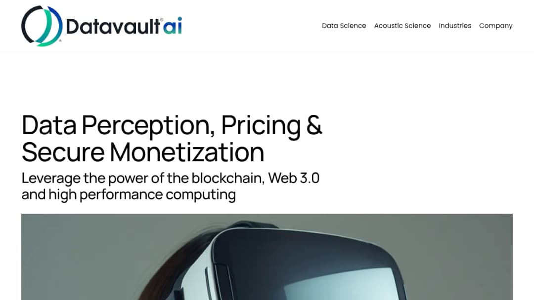 Datavault AI screenshot