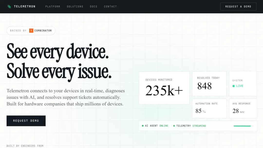 Telemetron screenshot