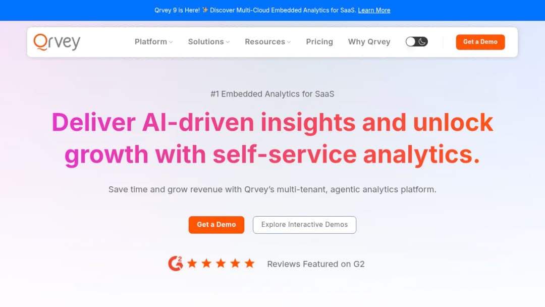 Qrvey screenshot