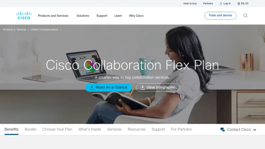Cisco Collaboration Flex Plan screenshot
