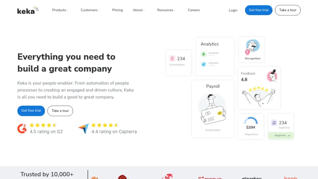 Keka screenshot