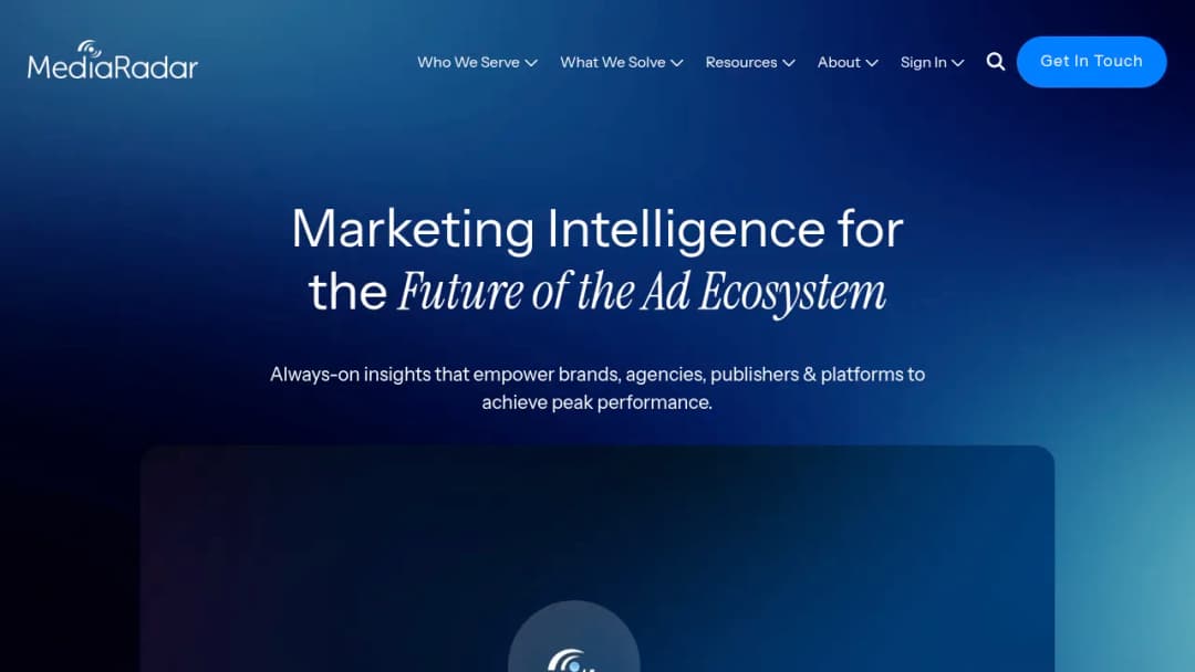 MediaRadar screenshot