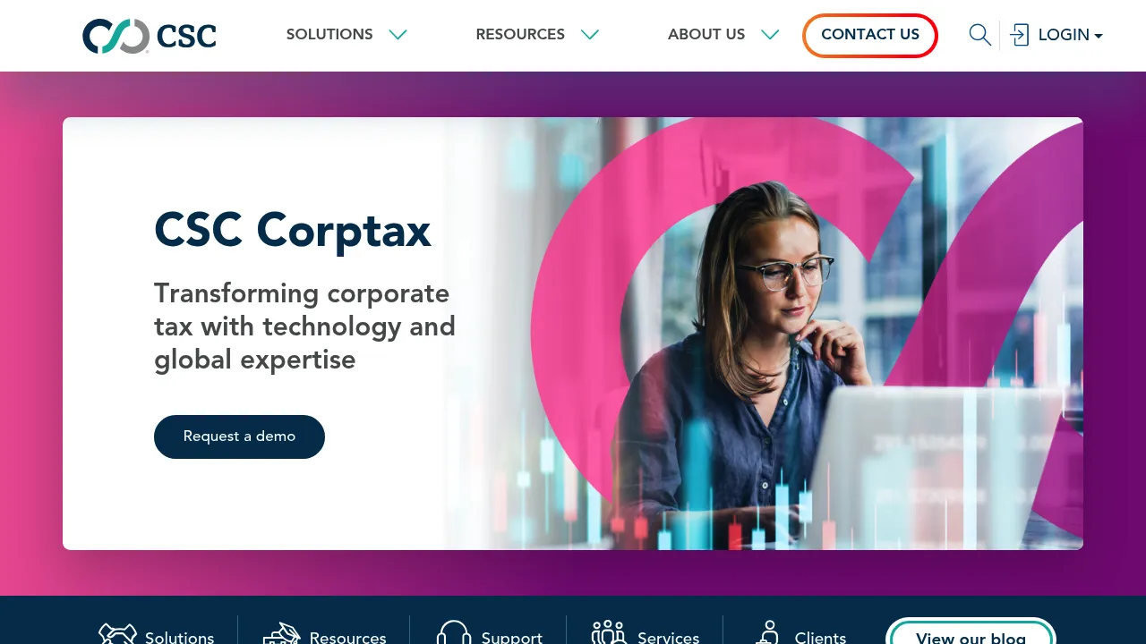 Corptax screenshot