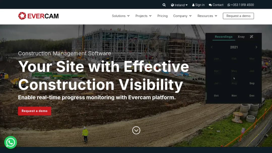 Evercam screenshot