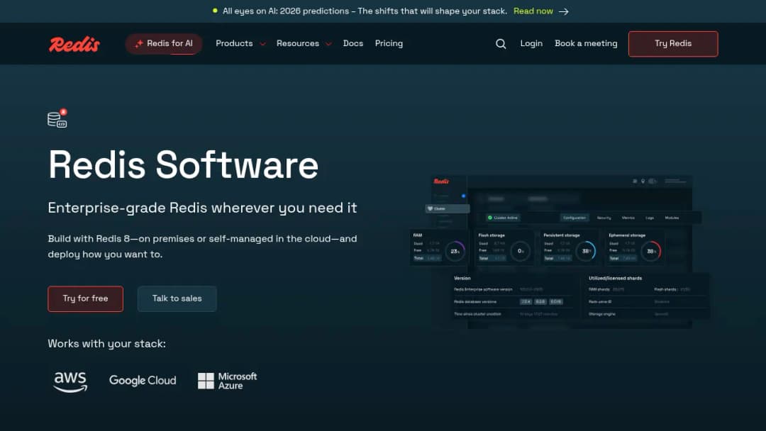 Redis Software screenshot