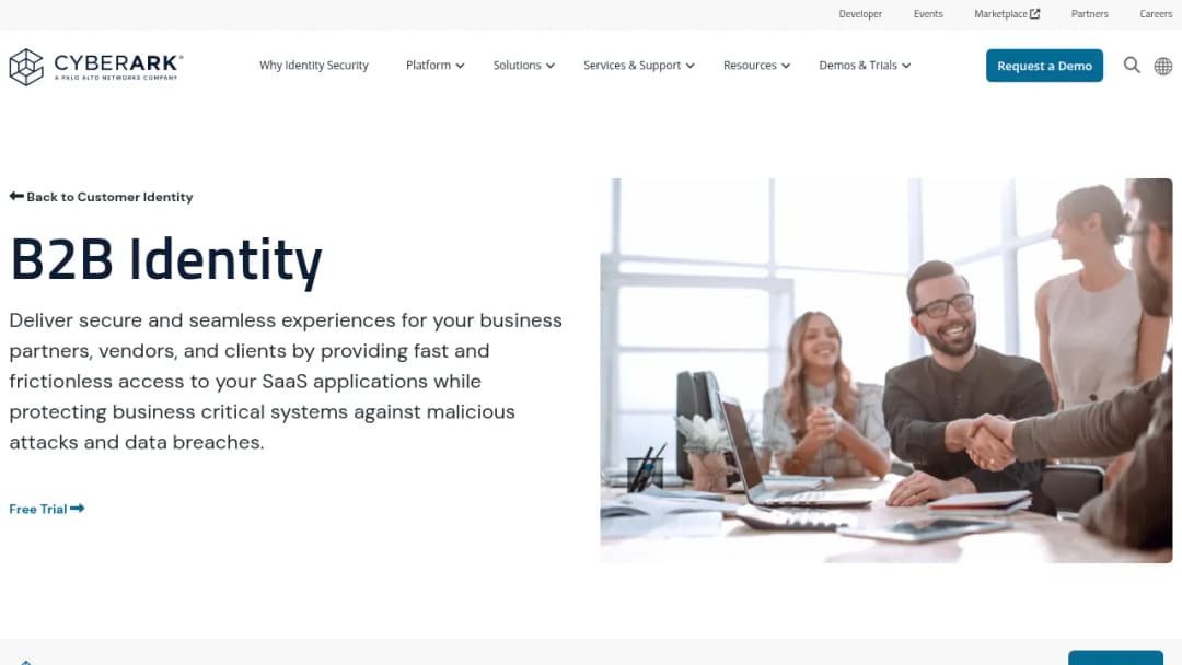 CyberArk B2B Identity screenshot