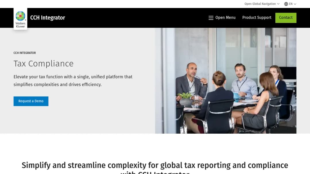 Wolters Kluwer Tax Compliance Solution screenshot