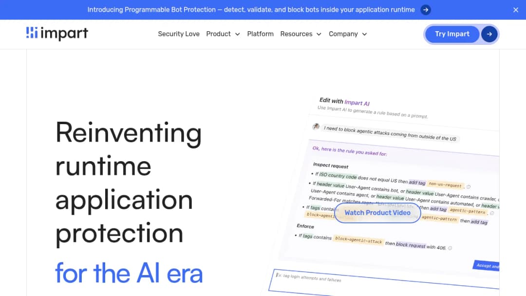 Impart Security screenshot
