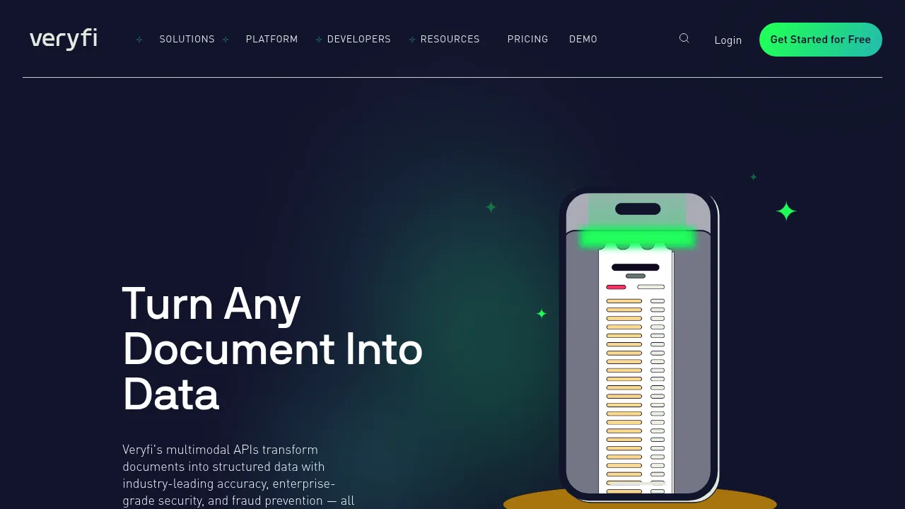 Veryfi screenshot
