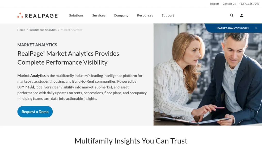 RealPage Market Analytics screenshot