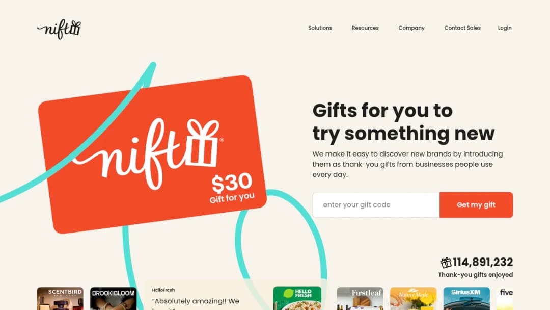Nift Networks screenshot