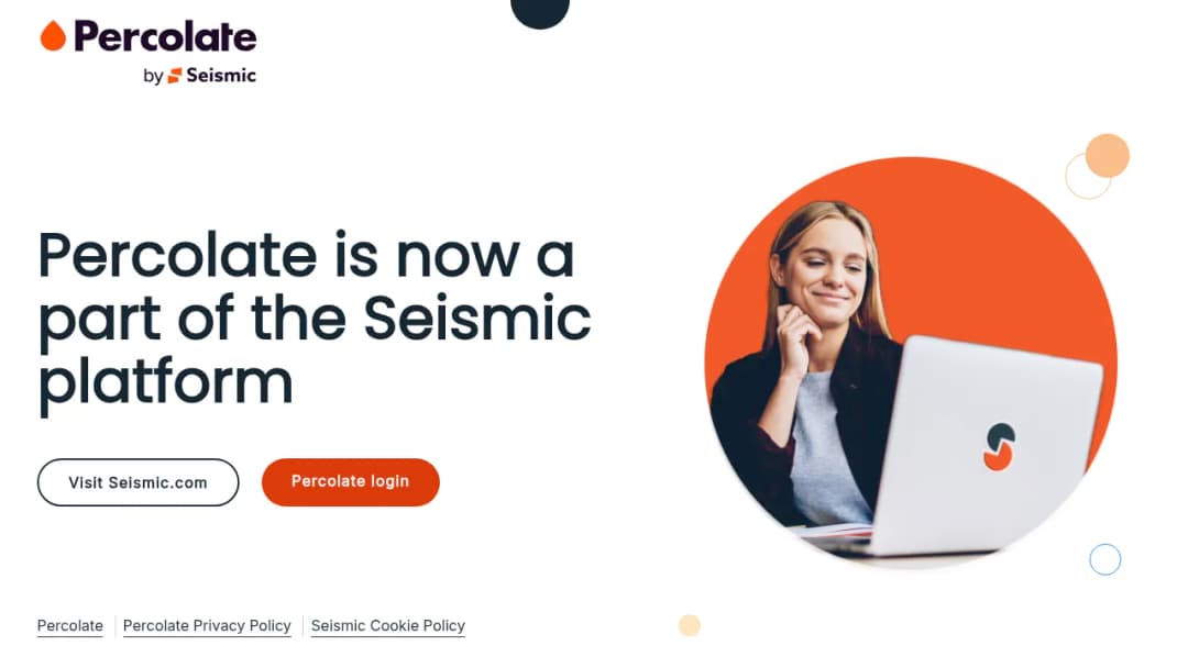 Percolate screenshot