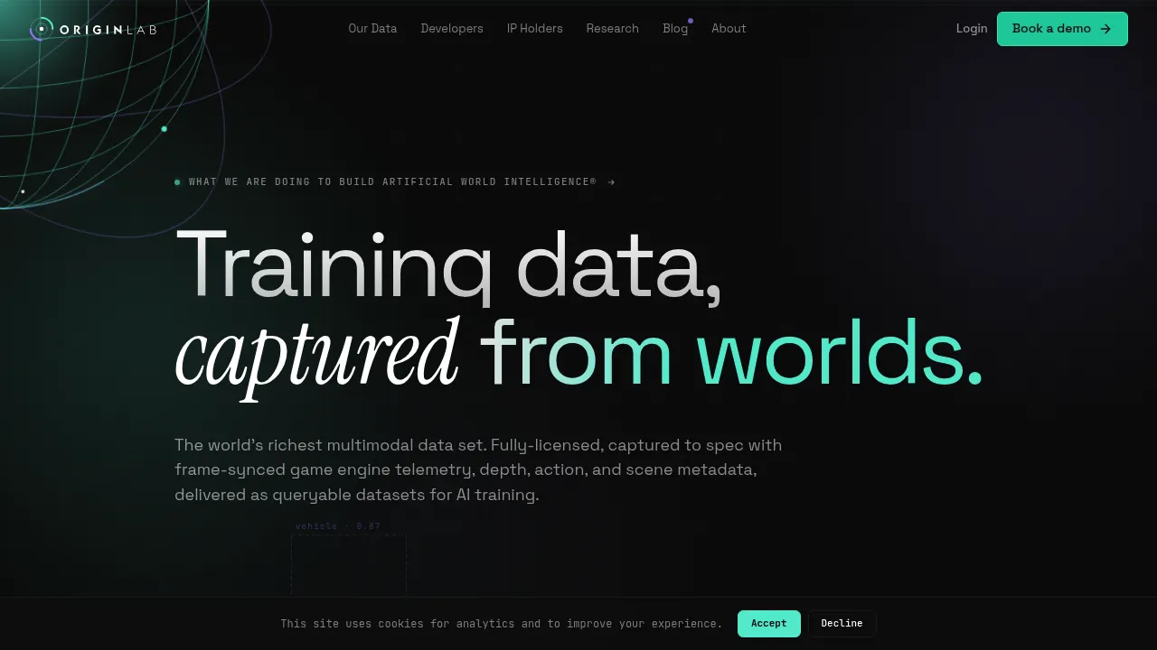 Origin Lab screenshot