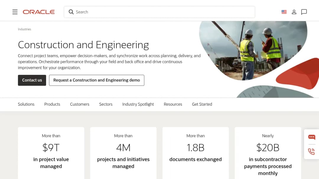 Oracle Construction and Engineering screenshot