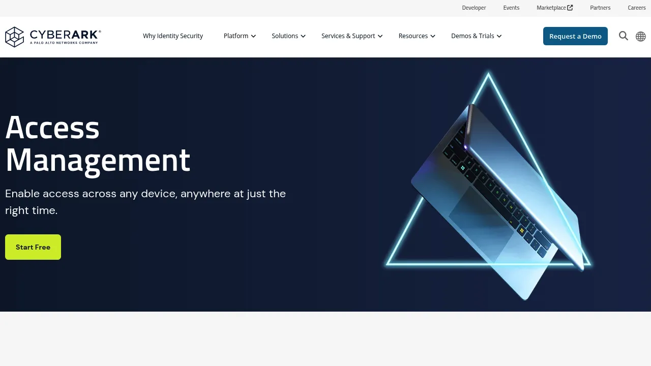 CyberArk Access Management screenshot