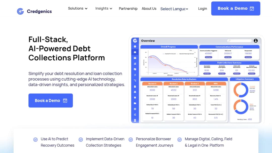 Credgenics screenshot
