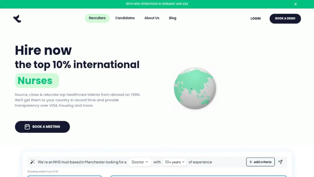 TERN Group screenshot