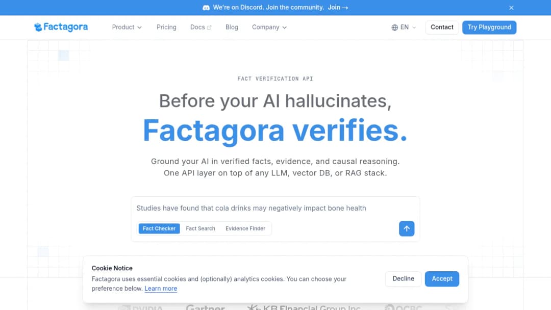 Factagora screenshot