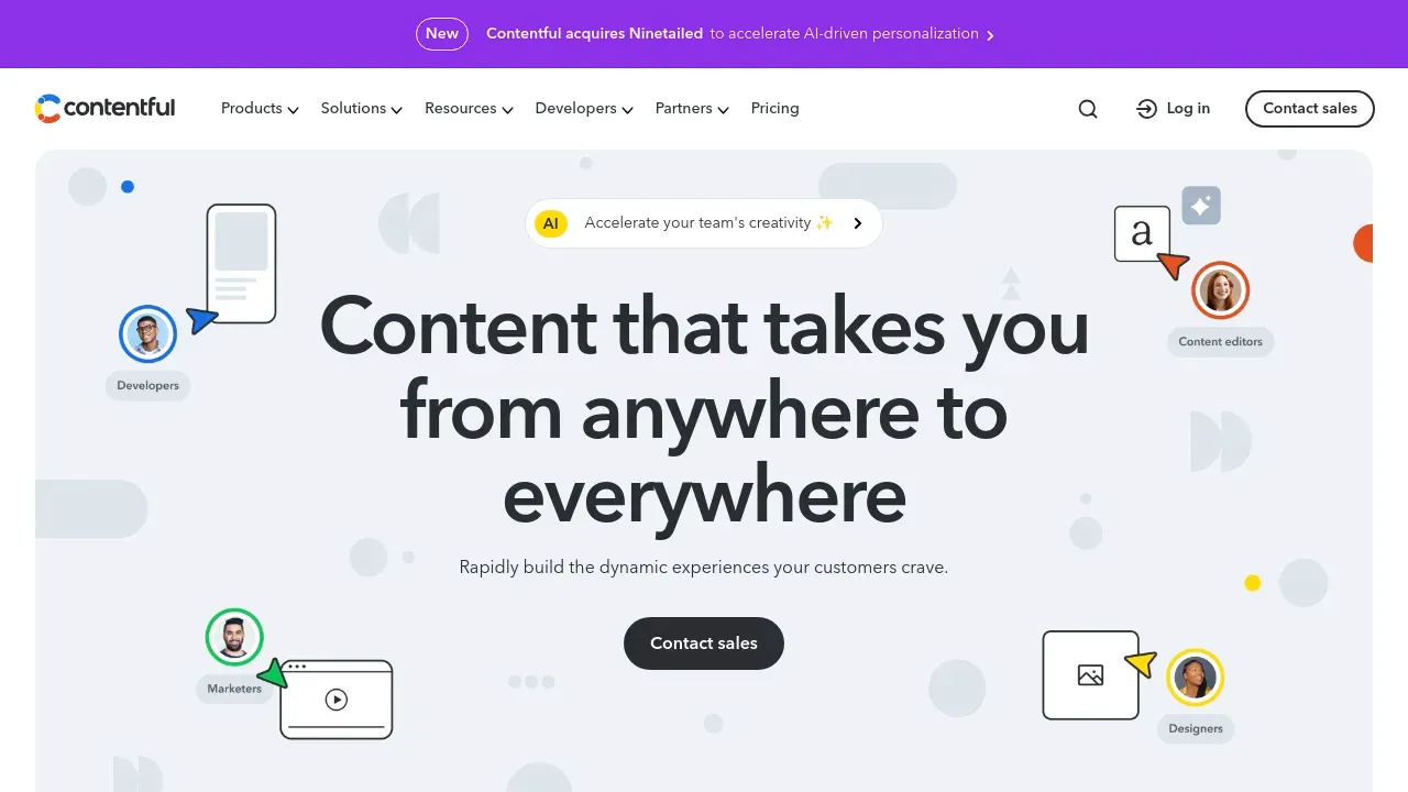 Contentful screenshot